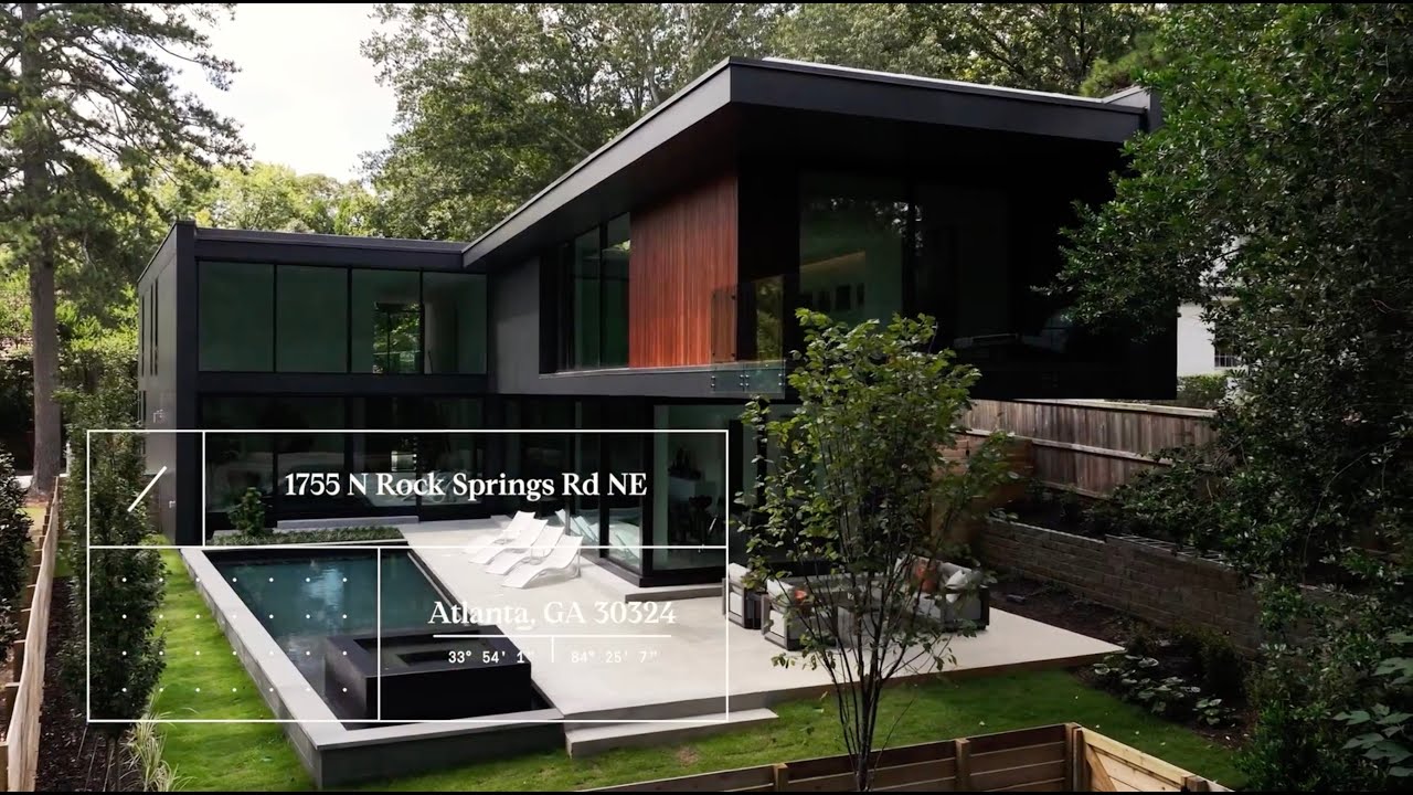 "Cantilever House" - 1755 N Rock Springs Rd NE, Atlanta GA 30324