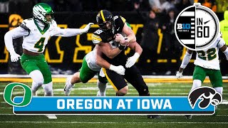 Oregon at Iowa | Nov. 9, 2025 | B1G Football in 60