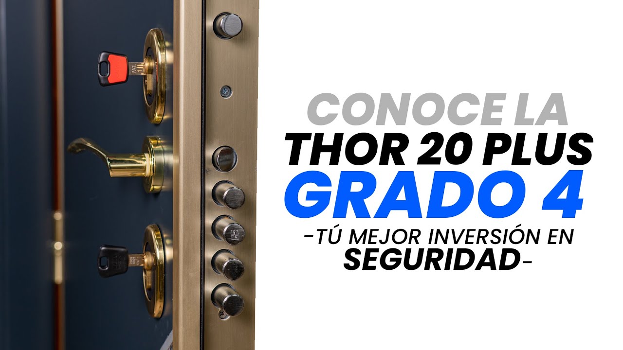 Puerta acorazada Thor 20 con aislante y doble burlete - Diseño Herrero,  puertas y reformas 