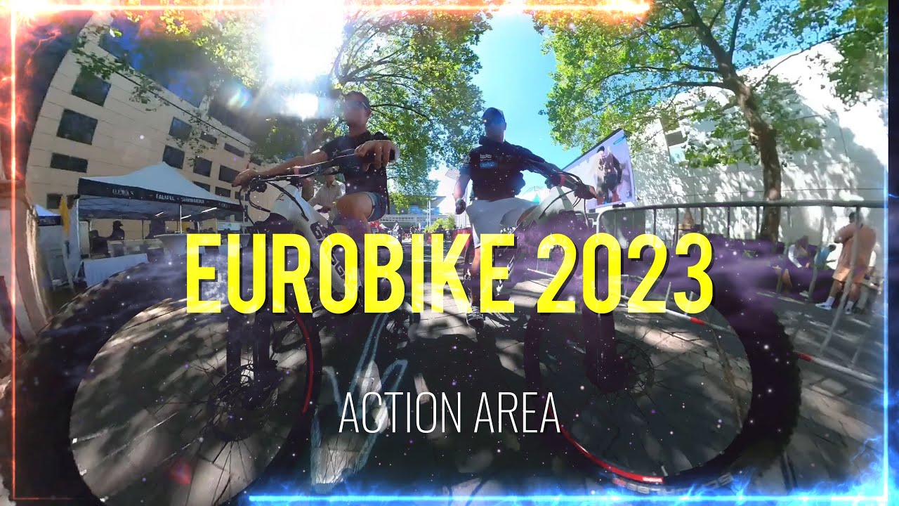 Eurobike Action area  2023 (con Fabio Wibmer, Dani Comas y Dani Cegarra)