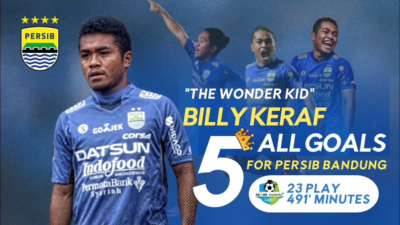 Billy Keraf | All Goals Persib Bandung | 5 Goals Highlights Indonesian (2016 - 2017)