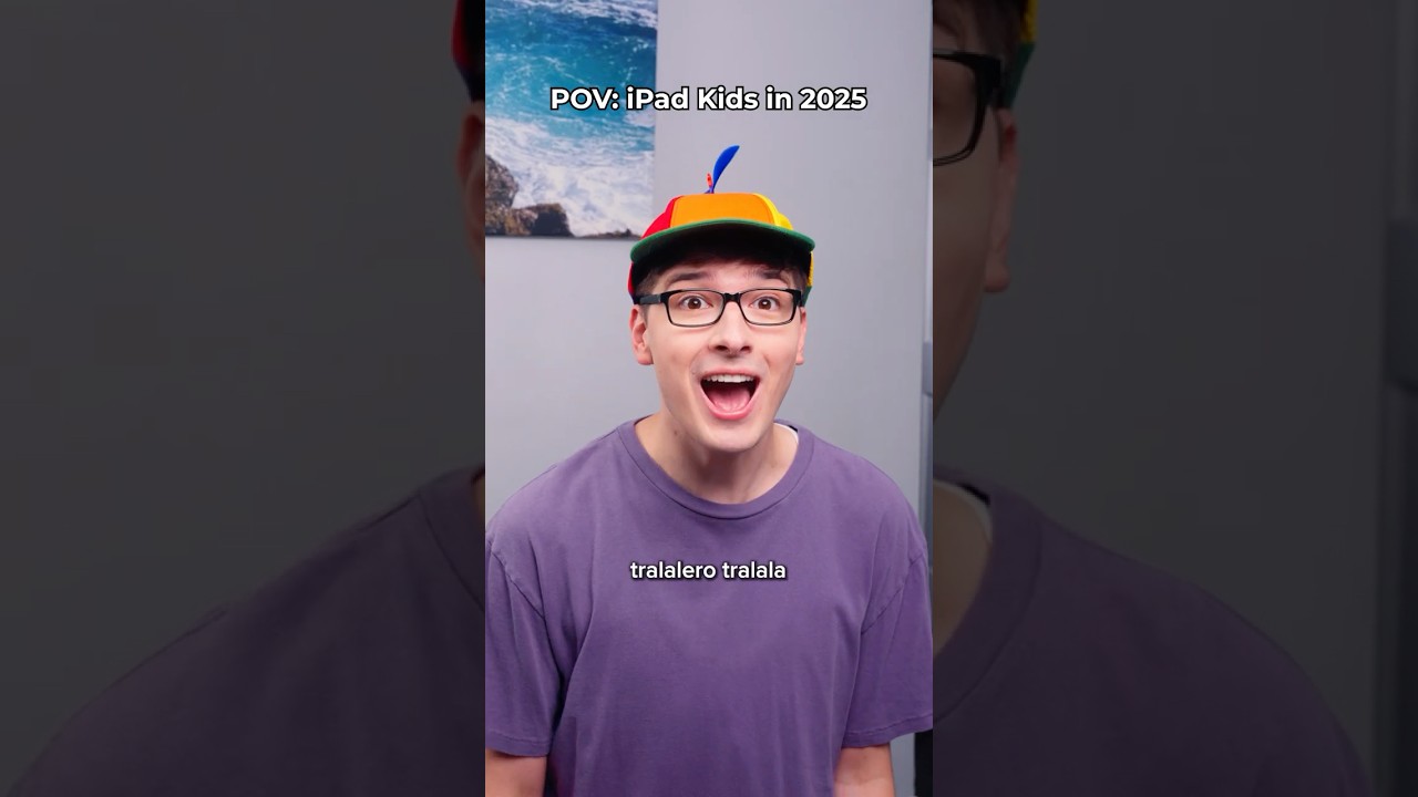 iPad kids love Italian Brainrot