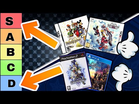 KINGDOM HEARTS™ - QUALI SONO I GIOCHI PIÚ BELLI? - Tier Maker