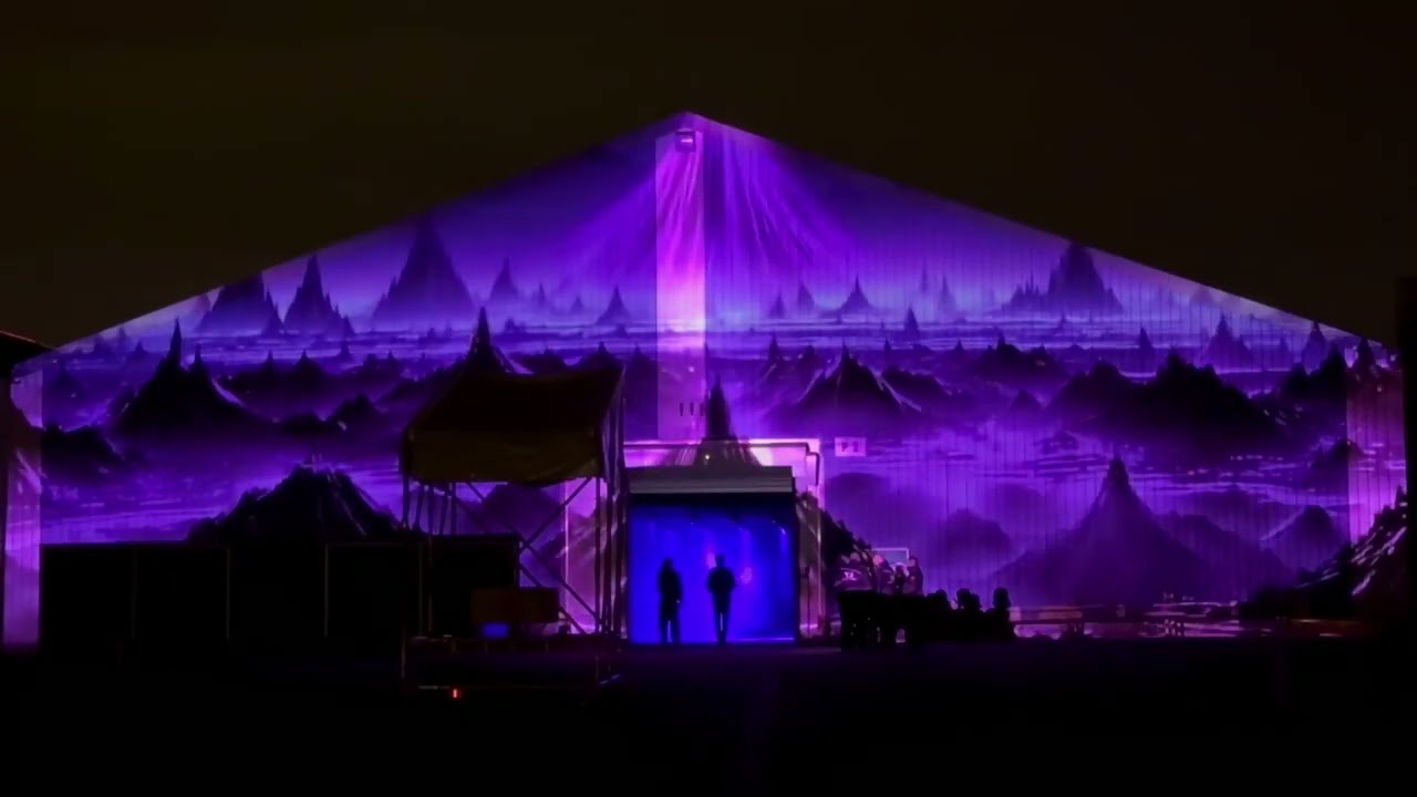 Generative AI Projection Mapping FTI Club of the Future Kortrijk 2024 - Real Life