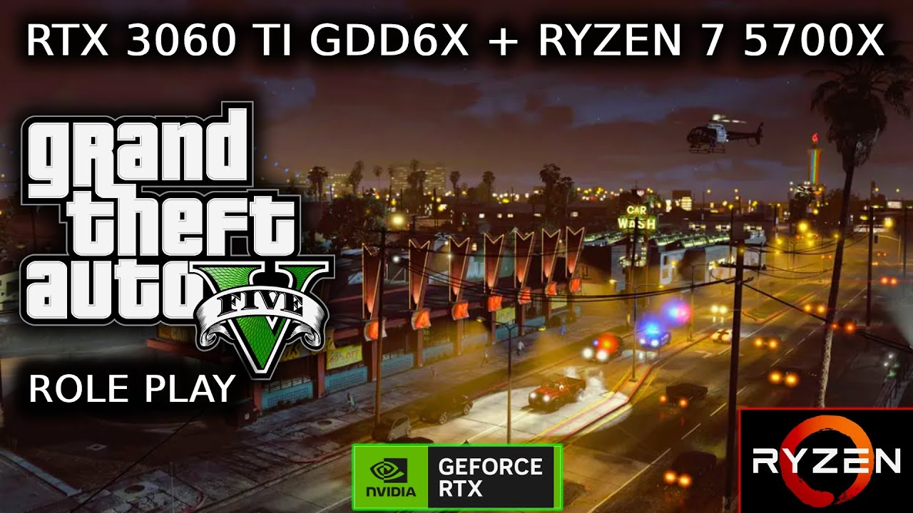 RTX 3060 TI GDDR6X RYZEN 7 5700X NO GTA 5 ROLE PLAY RP 