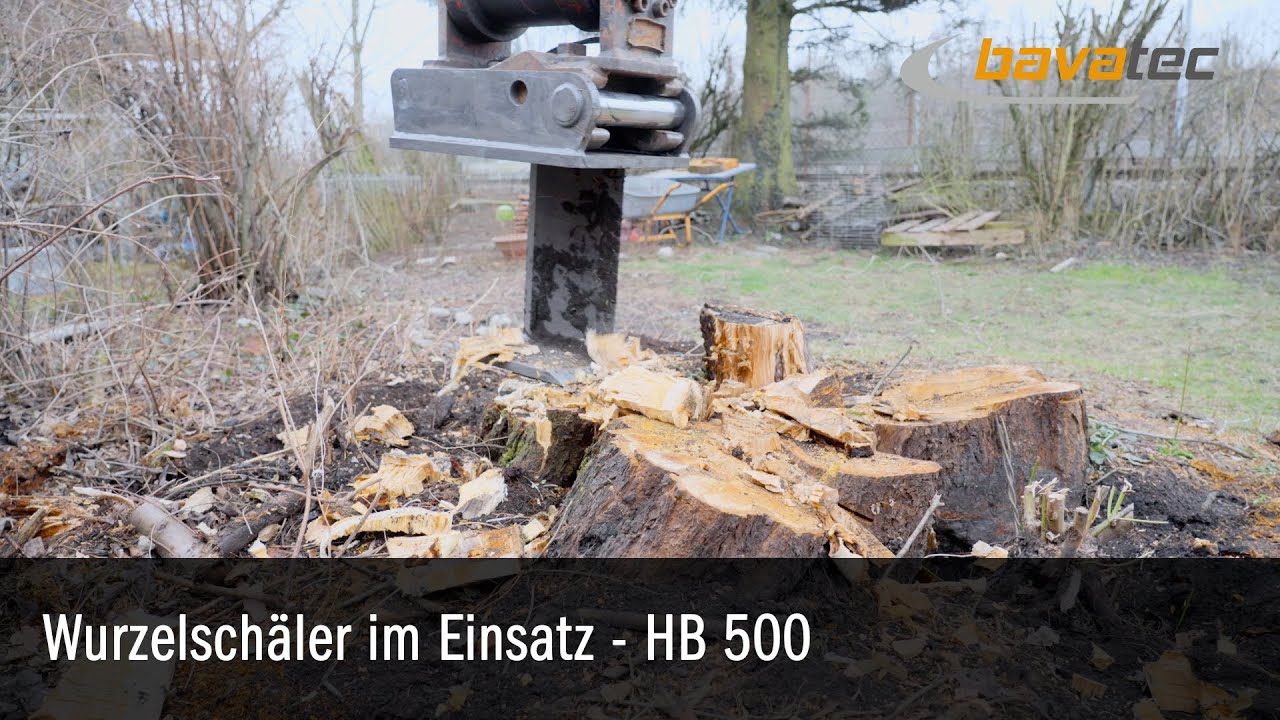 Wurzelschäler Wurzelhobel Wurzelschere Rodungshobel Wurzelschneider Wurzel entfernen Fliegl Bavatec
