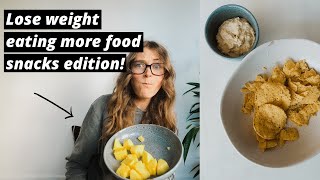 Lose Weight While Eating More Food - Vegan Snack Swaps
