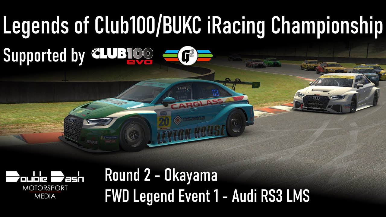 2021 Legends of Club100 / BUKC iRacing Championship - Round 2 - Okayama ...