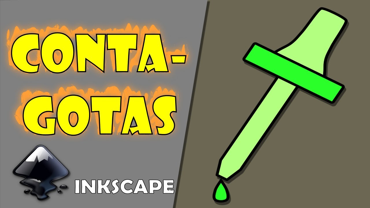 Ferramenta de Conta-Gotas no Inkscape