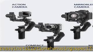 FeiyuTech [Official] SCORP Mini-2 All in One 3-Axis Camera Stabilizer,Built-in AI Track Sensor Hand