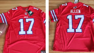 Josh Allen buffalo bills Nike vapor limited jersey review 2022