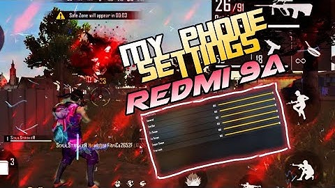 REDMI 9A and All 2GB Ram MI Phones Best Settings || Gexon FF