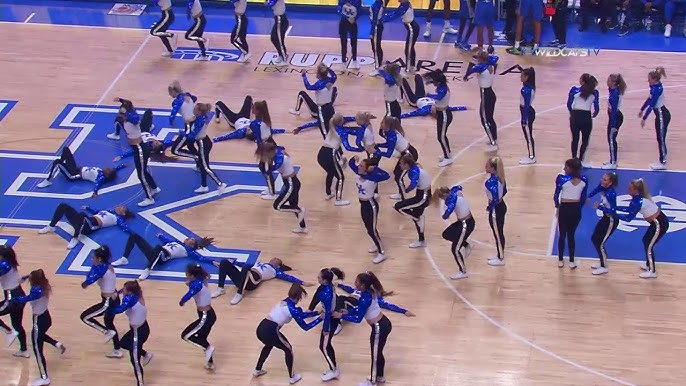 LOUISVILLE, KY - FEBRUARY 18: The Louisville Ladybirds Dance Team