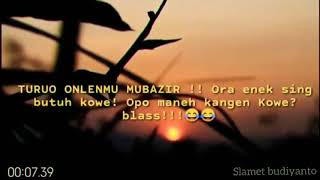 'Turuo onlinemu mubazir' quotes story wa lucu