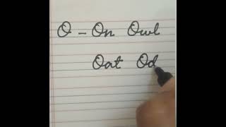 words starting with letter "O" | 5 words starts with letter "O"