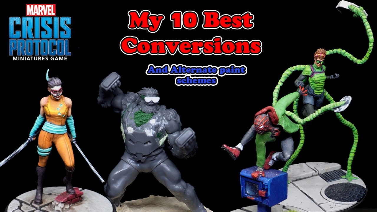 Мои 10 лучших конверсий Marvel Crisis Protocol