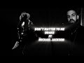 Drake - don't matter to me ft Michael Jackson (music video)
