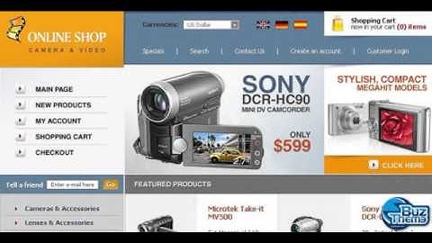 Download Video Store OsCommerce Template by  Svelte TM