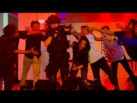 Seremmm Banget Ada Zombie Di Stasiun LRT Kelapa Gading #emilianocortizo #airsoft #foryou