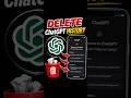 how to delete chatgpt history | chatgpt history delete kaise kare #chatgpt