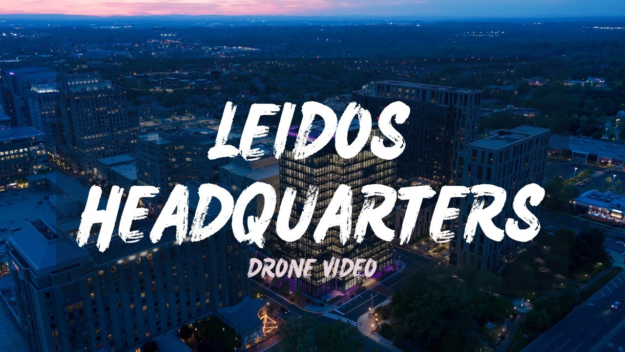 Drone Twilight Video of Leidos Headquarters