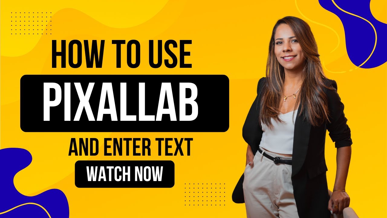 How to use pixallab and enter the text #guide - YouTube
