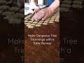 Make Gorgeous Christmas Tree Trimmings from a Table Runner