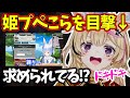 姫プぺこらにギャップを感じ心を奪われるポルカ【ホロライブ切り抜き】兎田ぺこら/尾丸ポルカ