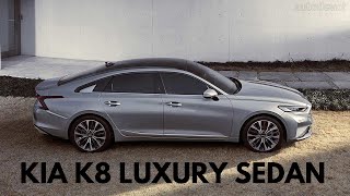 2021 Kia K8 Luxury Sedan Interior Images & Details Revealed | modernity and technology in a luxury screenshot 1