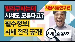 부동산 신축빌라 시세 서울시 금천구 빌라매물시세 이충훈TV
