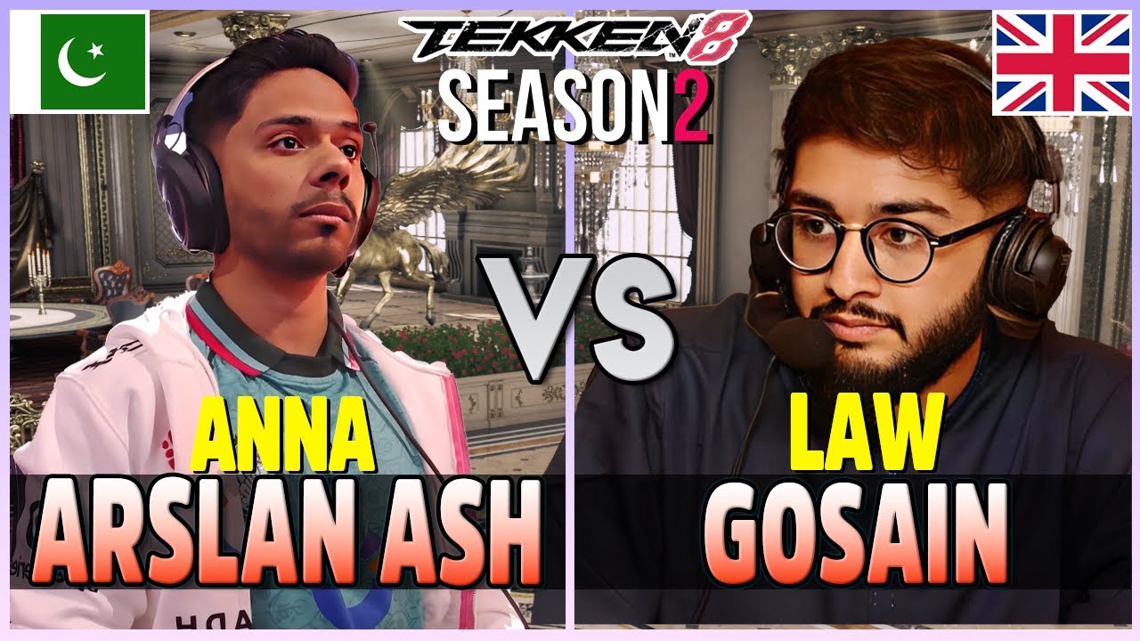 Tekken 8  ▰  ARSLAN ASH (Anna) Vs GOSAIN (Law) ▰ High Level Matches!