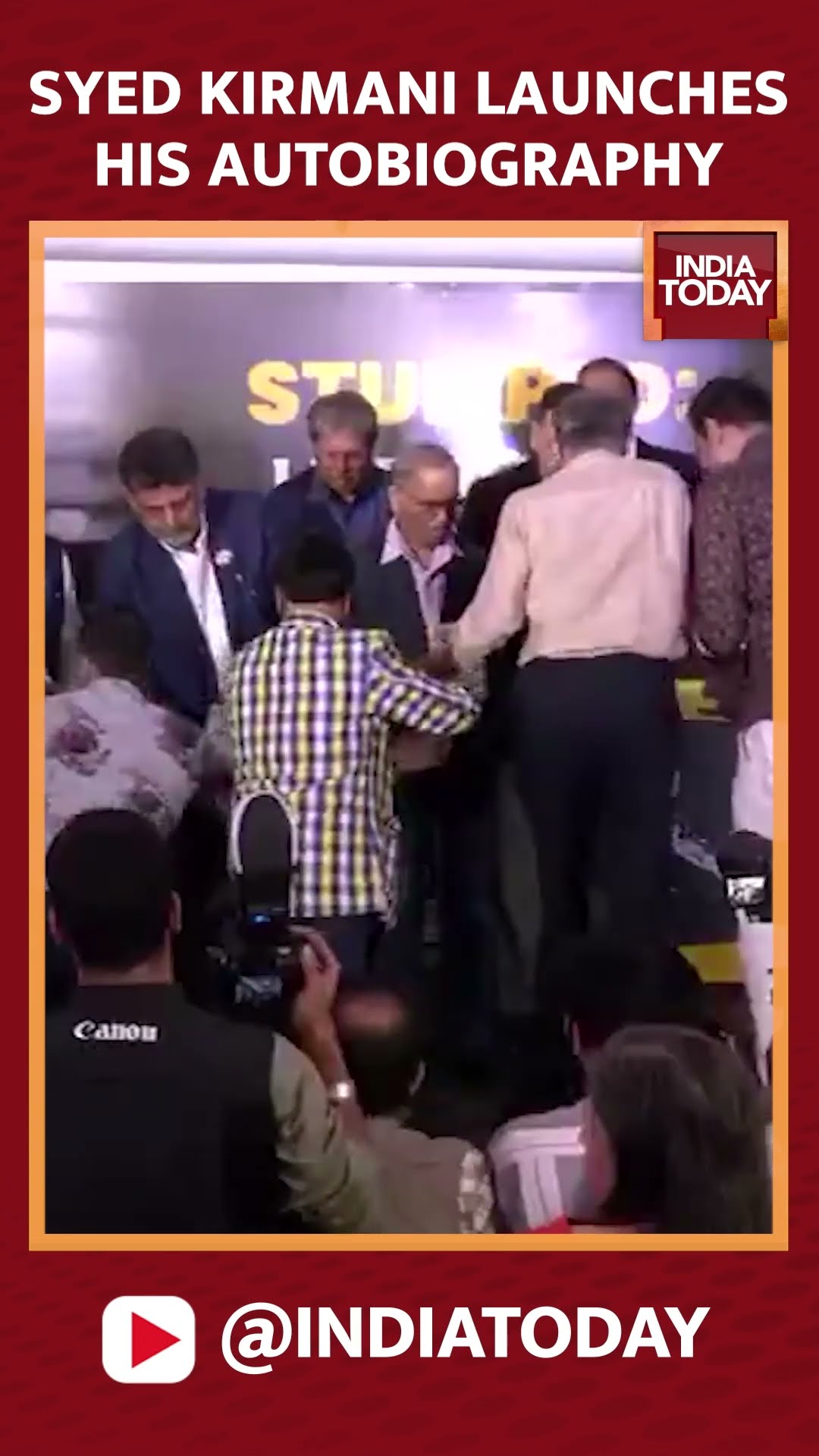 Former India Cricketer Syed Kirmani Launches His Autobiography 'Stumped' #shorts #syedkirmani
