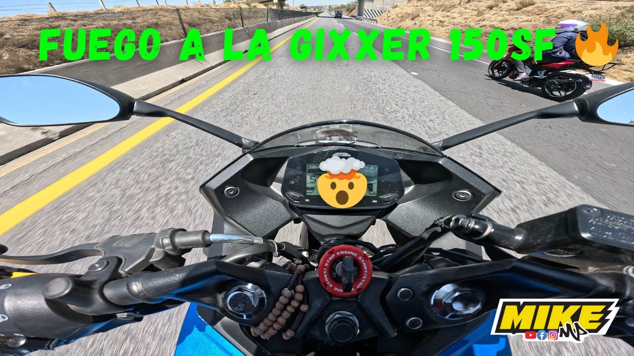 EXPRIMIENDO en CARRETERA a la SUZUKI GIXXER SF150 | MIKE MP