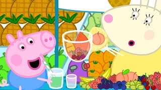 Everyone Loves Miss Rabbit's Fruit Smoothie Shop | Family Kids Cartoon