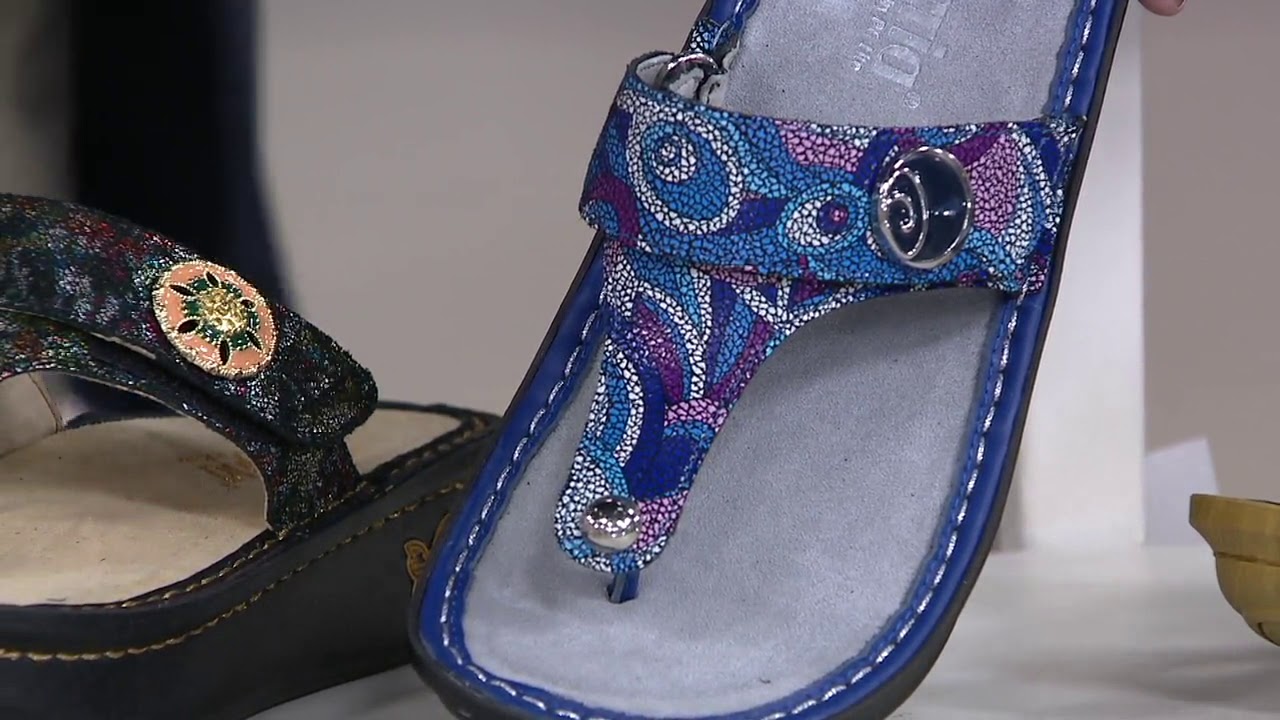 qvc alegria sandals on sale