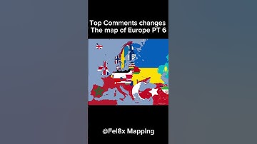 Top Comment Changes European Map PT 6 #geography #history #ww2 #war