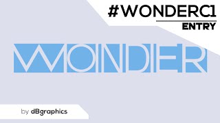 Intro Contest Entry • #WonderC1 v2 \\ by dBgraphics [2ND PLACE!!! :D]
