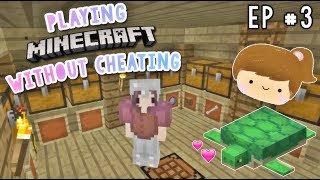 Playing Minecraft without cheating ☆ﾟ. * EP #3