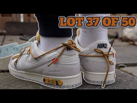 Nike Dunk Low Off-White Lot 37 (On-foot 