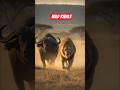 Lion vs Buffalo || When the King Meets His Match #lion #wildlife