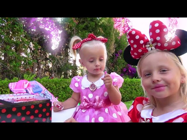 Alisa and Dad make Hair Braids and Face Painting for a Beauty Contest in Beverly Hills, California