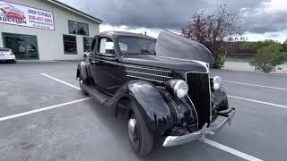 1936 Ford 2 door walk around