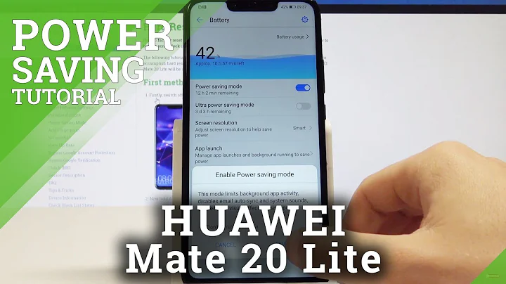 HUAWEI Mate 20 Lite Power Saving Mode / Enable Battery Saver