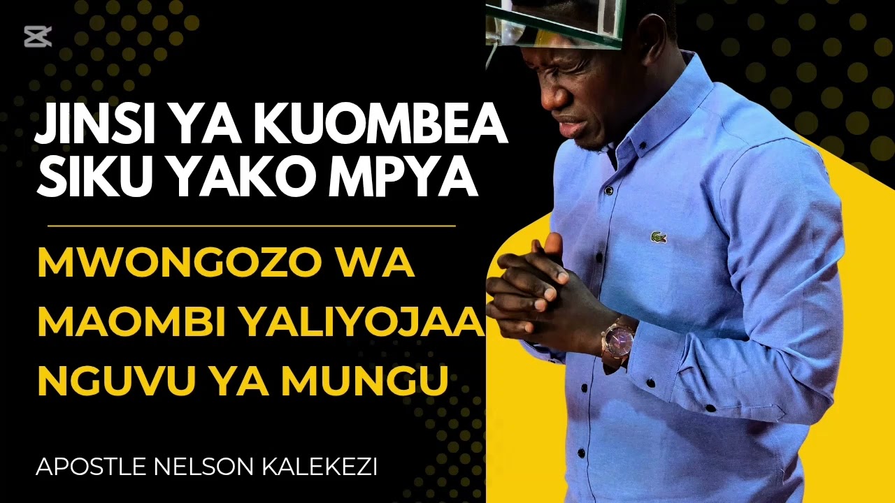 JINSI YA KUOMBEA SIKU YAKO MPYA 