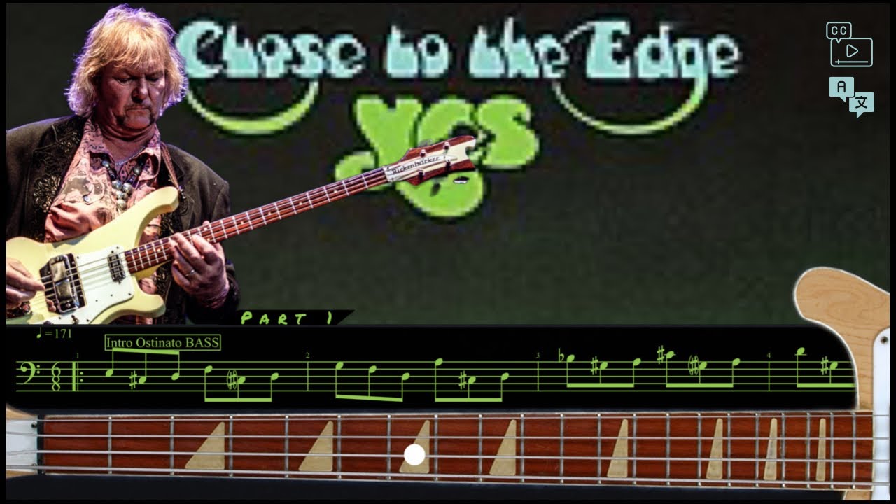 CLOSE TO THE EDGE-Let’s Learn It‼️ CHRIS SQUIRE’S Bassline Pt.1 | YES