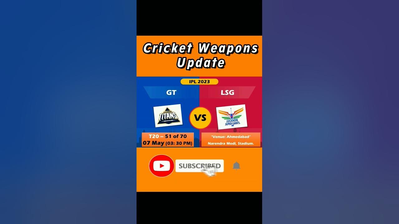 DC next match (IPL Match 51) gt vs lsg tataipl2023 cricket india 
