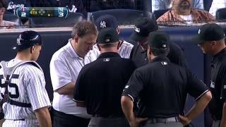 2012/04/16 Ump hit by broken bat