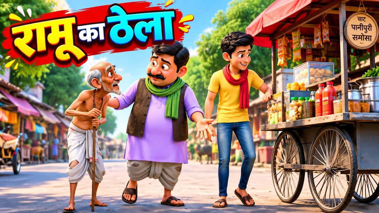 Ramu aur Raju ka Thela | Funny 3D Animation | Hindi Comedy Cartoon ...
