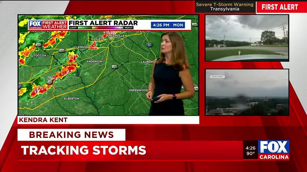 Tracking storms in the Carolinas - YouTube