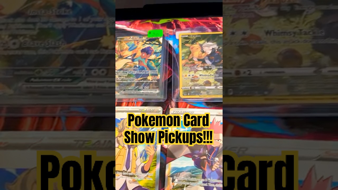 Охота на коллекционных покемонов на выставке Pokémon Card Show!